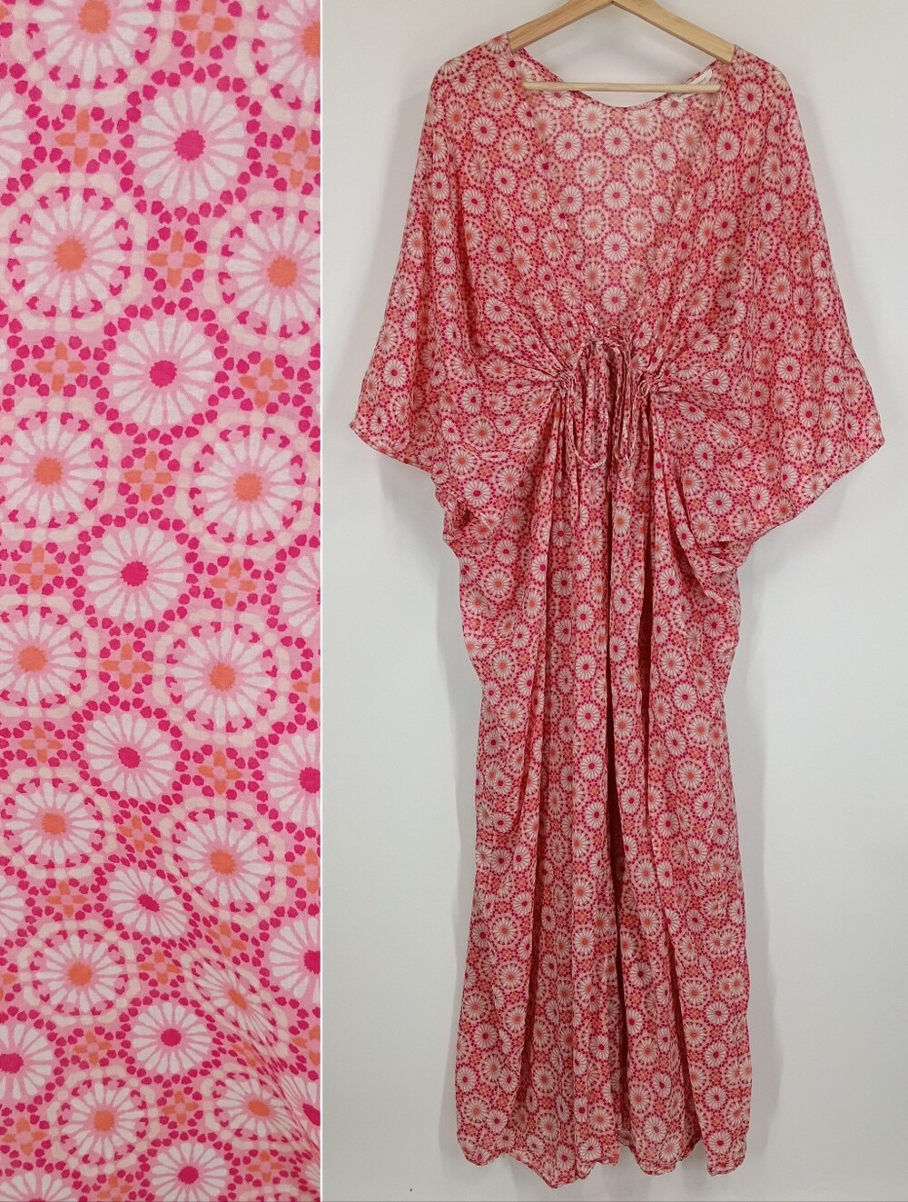 Chufy X Mango Printed Caftan Dress